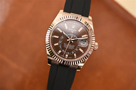 rolex sky dweller rubber band